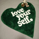 Green Heart Rug