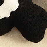 Flower Shaped Pillow (Black)