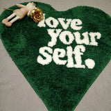 Green Heart Rug