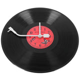 Vinyl Record Wall Clock (Red)