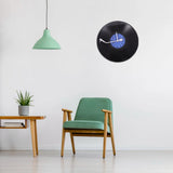 Vinyl Record Wall Clock (Blue)