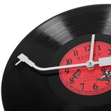 Vinyl Record Wall Clock (Red)