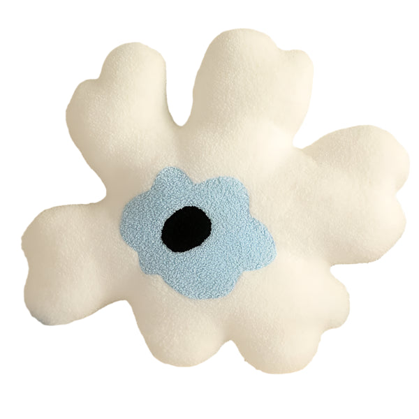 Flower Shaped Pillow (White)