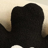 Flower Shaped Pillow (Black)