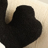 Flower Shaped Pillow (Black)